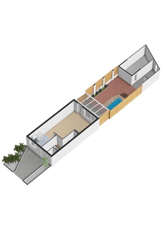 Floorplan - Wolfswaard 82, 4153 CL Beesd